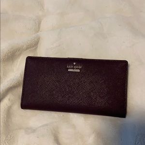 Maroon Kate Spade wallet